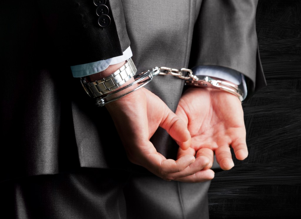 man on handcuffs