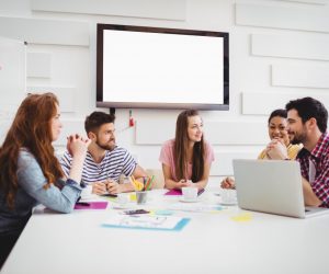 meeting at the office